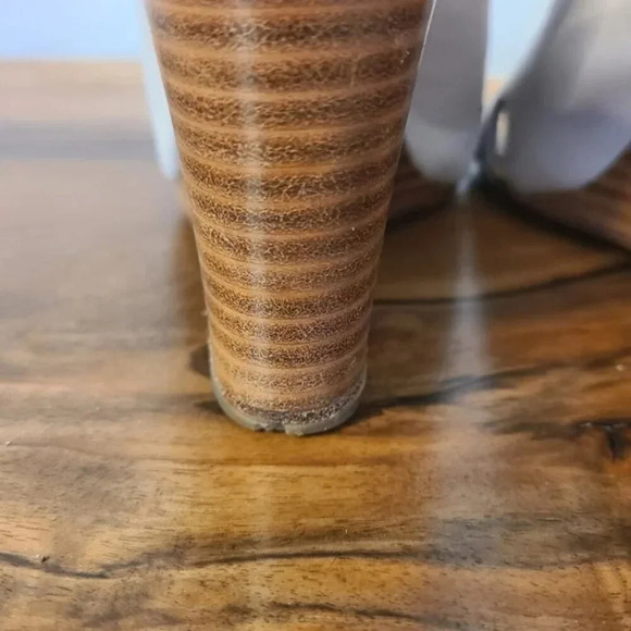 Rag & Bone Wembley Wedge Bone Colored Sandals - Picture 10 of 16